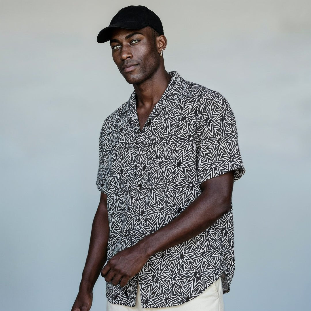 BOOM! — Unisex Graphic Button Shirt by Hero - Design Hero