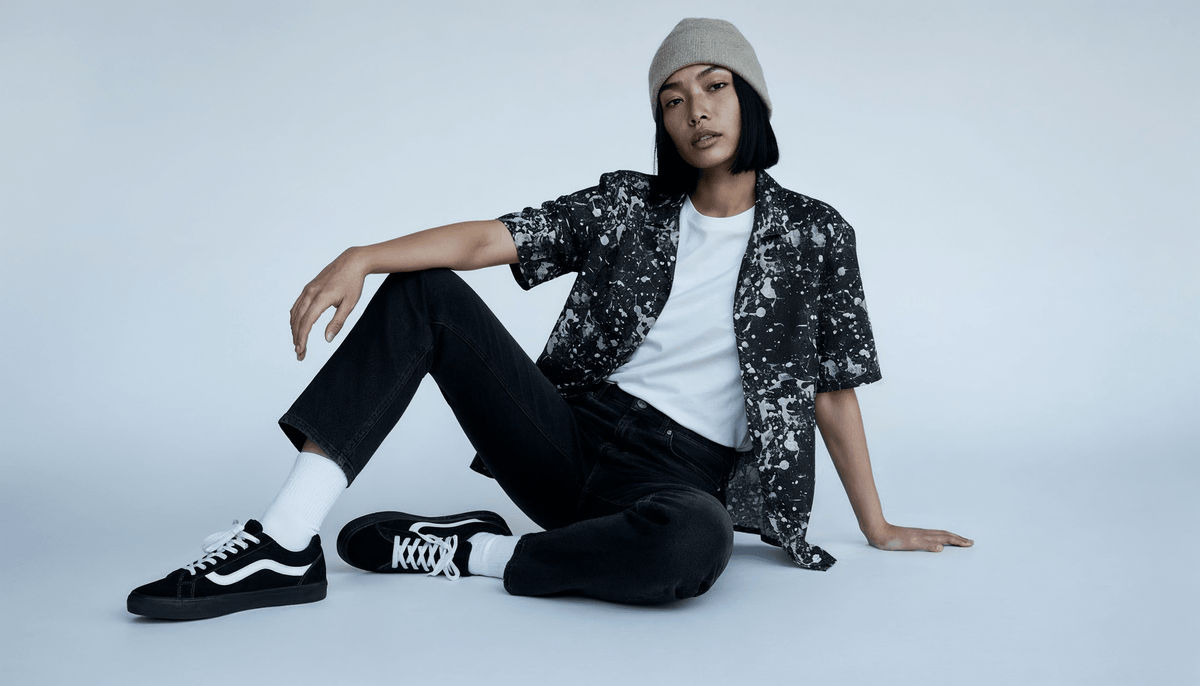 Black Paint Unisex Button Shirt - Design Hero