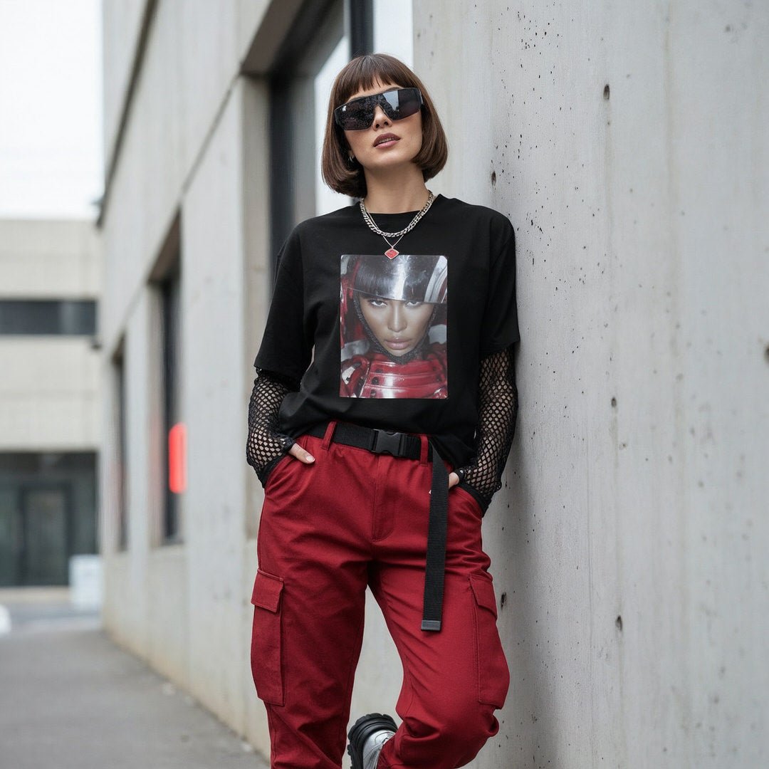 Blood Shadow – Cyber Samurai Unisex Tee - Design Hero