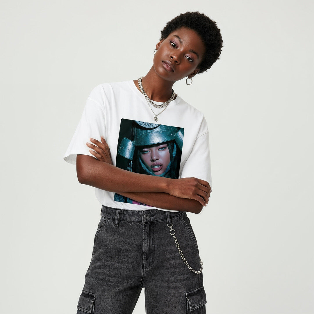 Steel Ghost – Cyber Samurai Unisex Tee