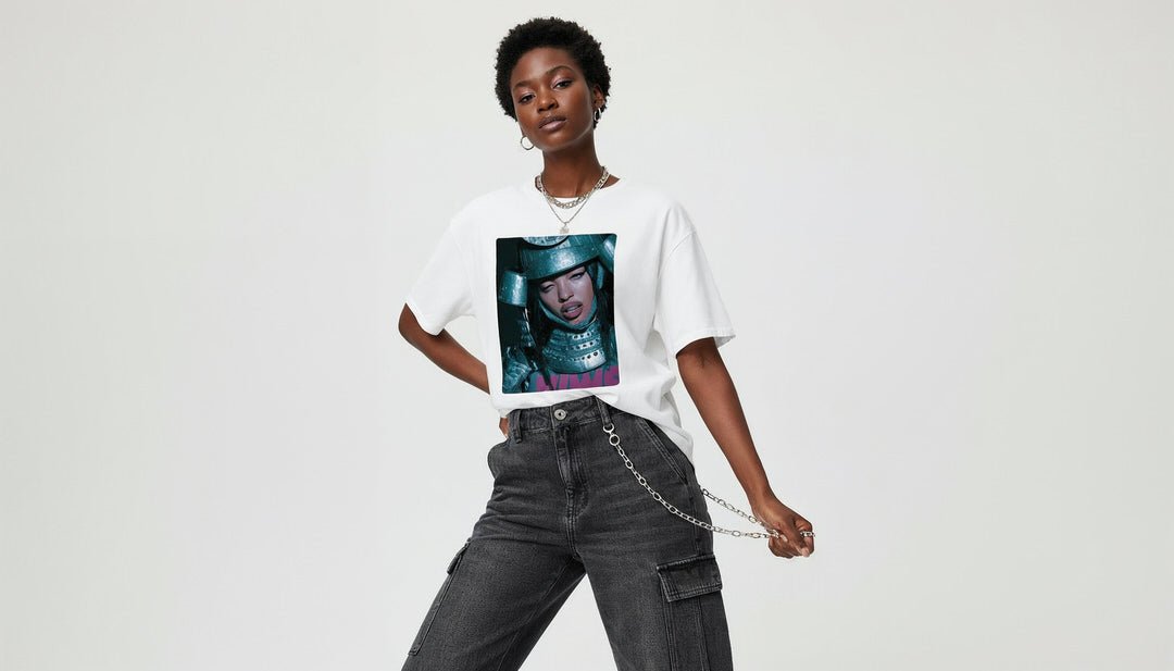 Steel Ghost – Cyber Samurai Unisex Tee - Design Hero