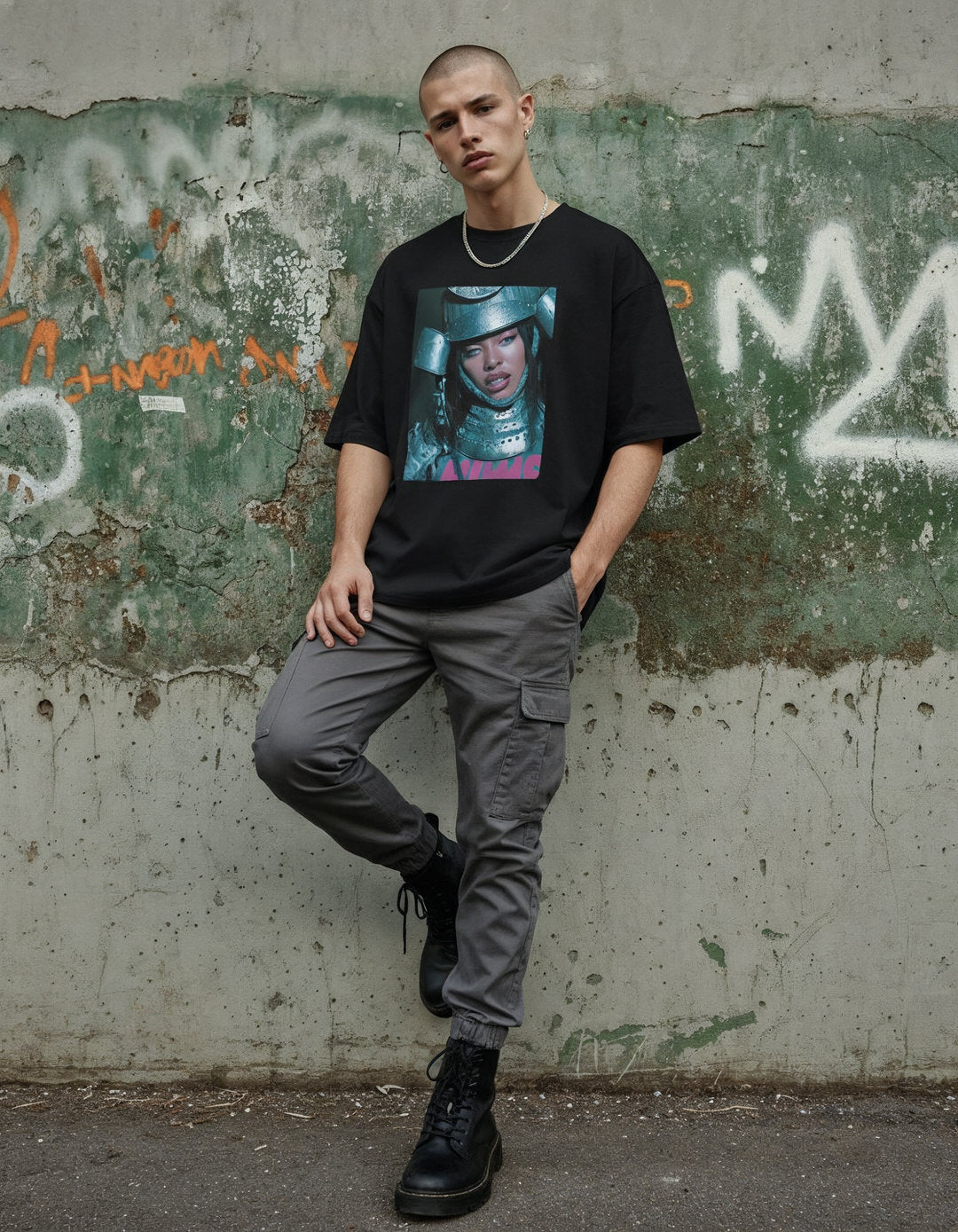 Steel Ghost – Cyber Samurai Unisex Tee