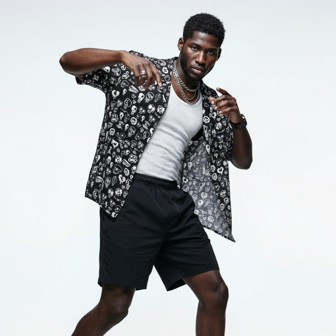 SKULL — Unisex Button Shirt - Design Hero