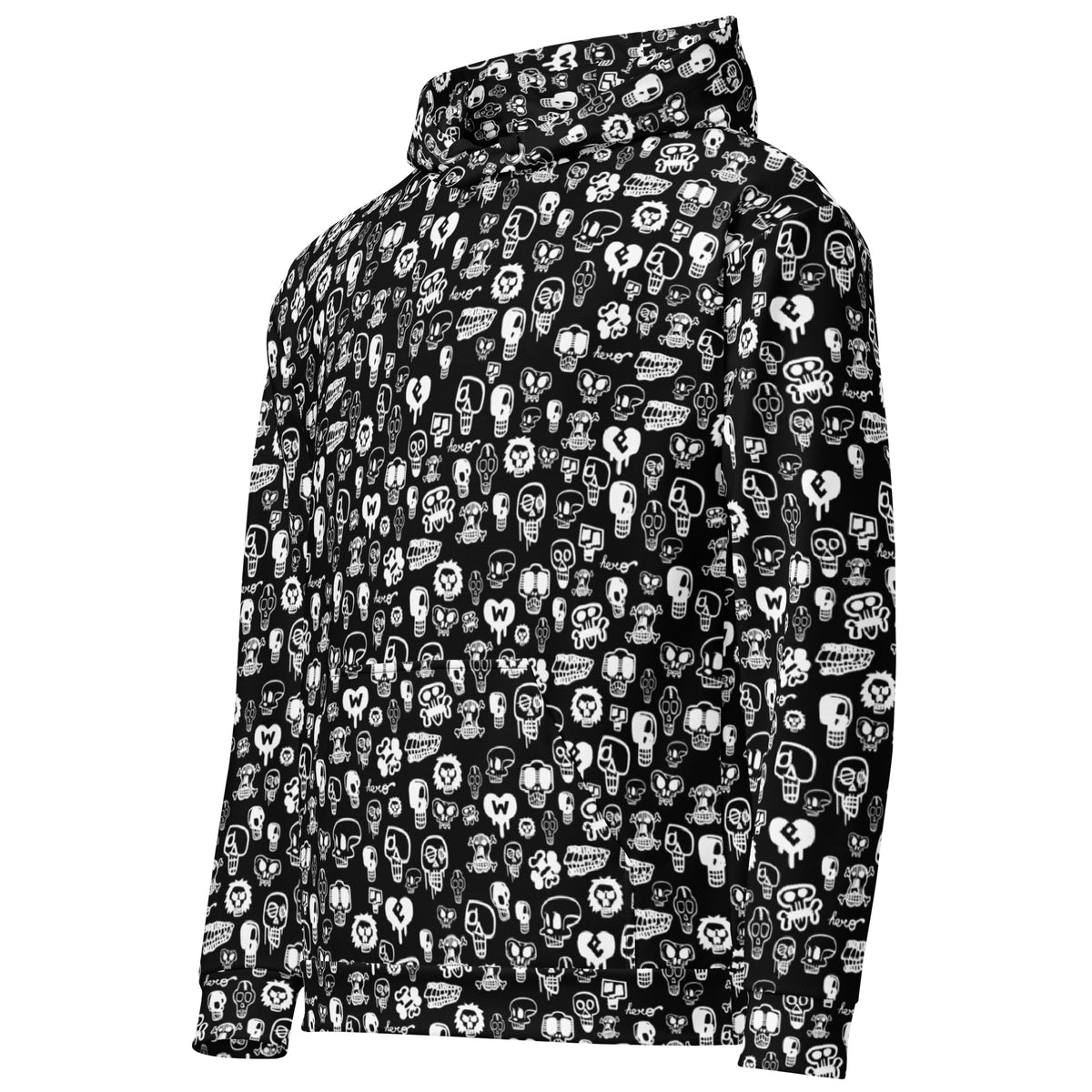 Black Skull Unisex Hoodie - Design Hero