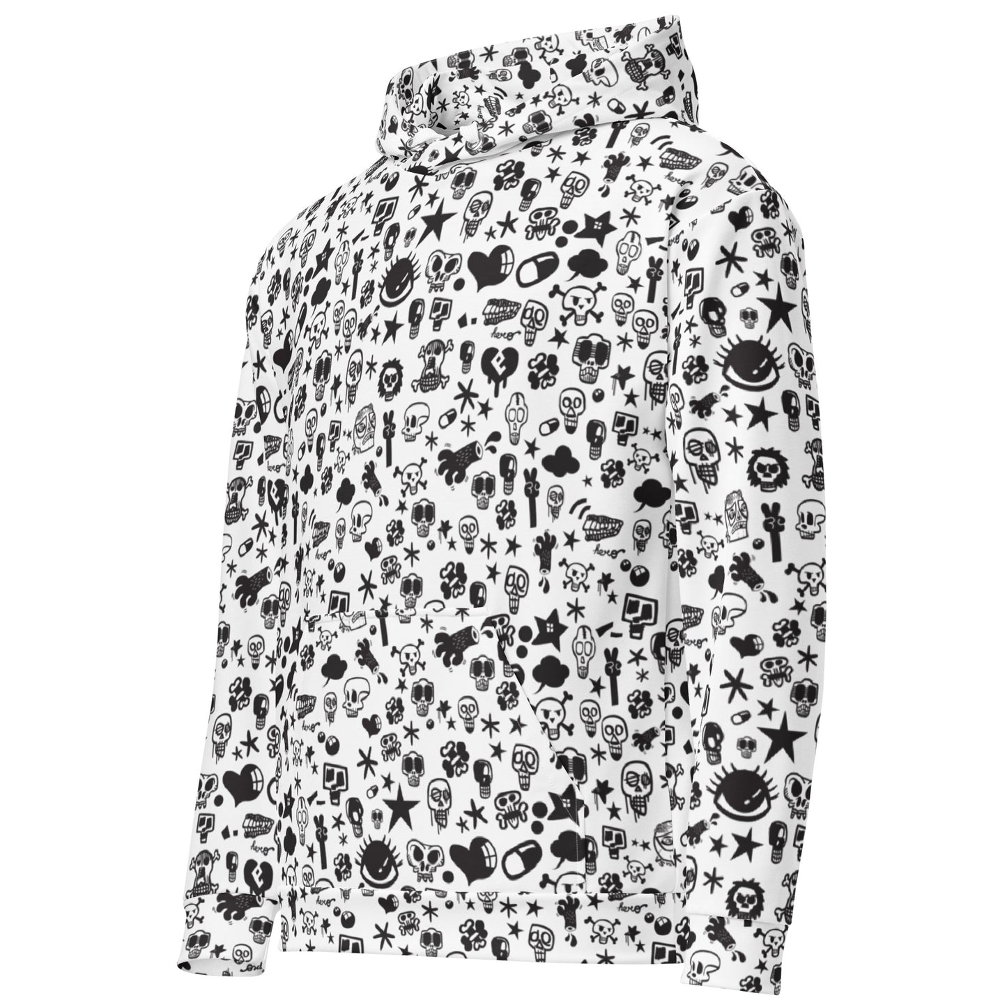 Skulls Hoodie | Unisex Skull Print Hoodie | DesignHero Shop