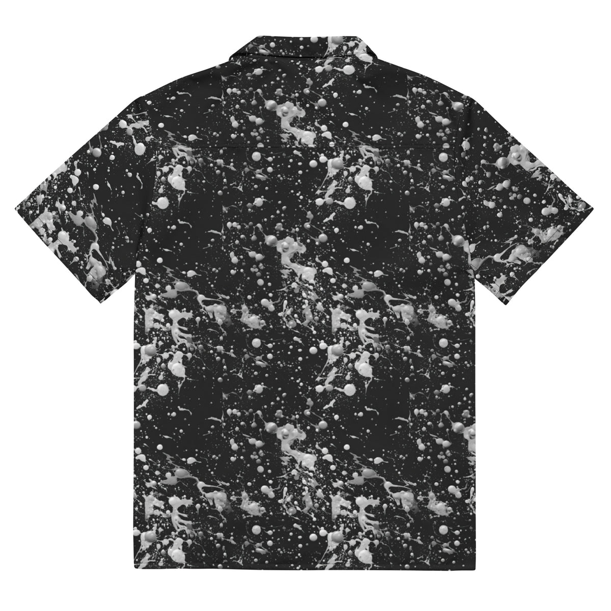 Black Paint Unisex Button Shirt - Design Hero