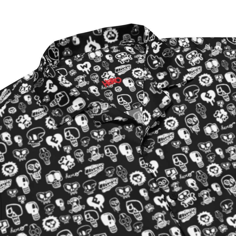SKULL — Unisex Button Shirt - Design Hero