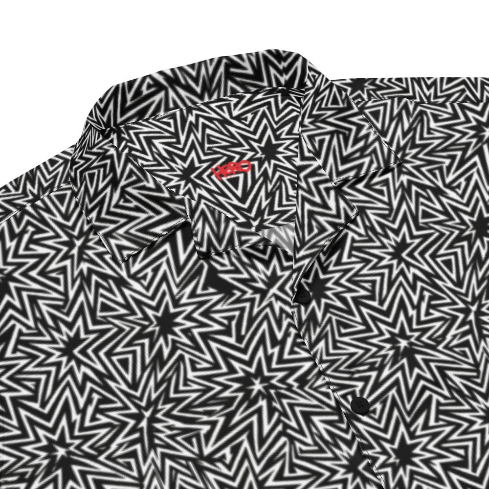 BOOM! — Unisex Graphic Button Shirt by Hero - Design Hero