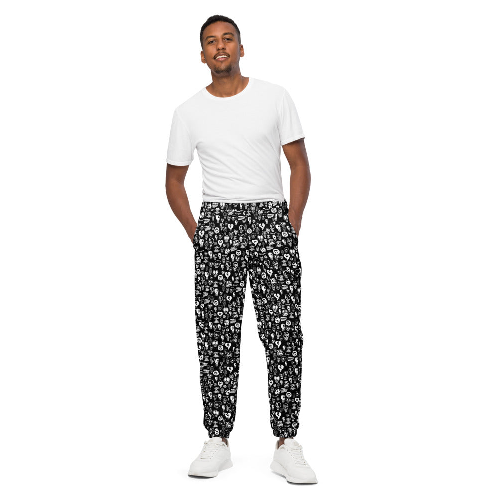 Skull Print Unisex Track Pants by HERO: Stand Out in Style and Comfort - Design Hero