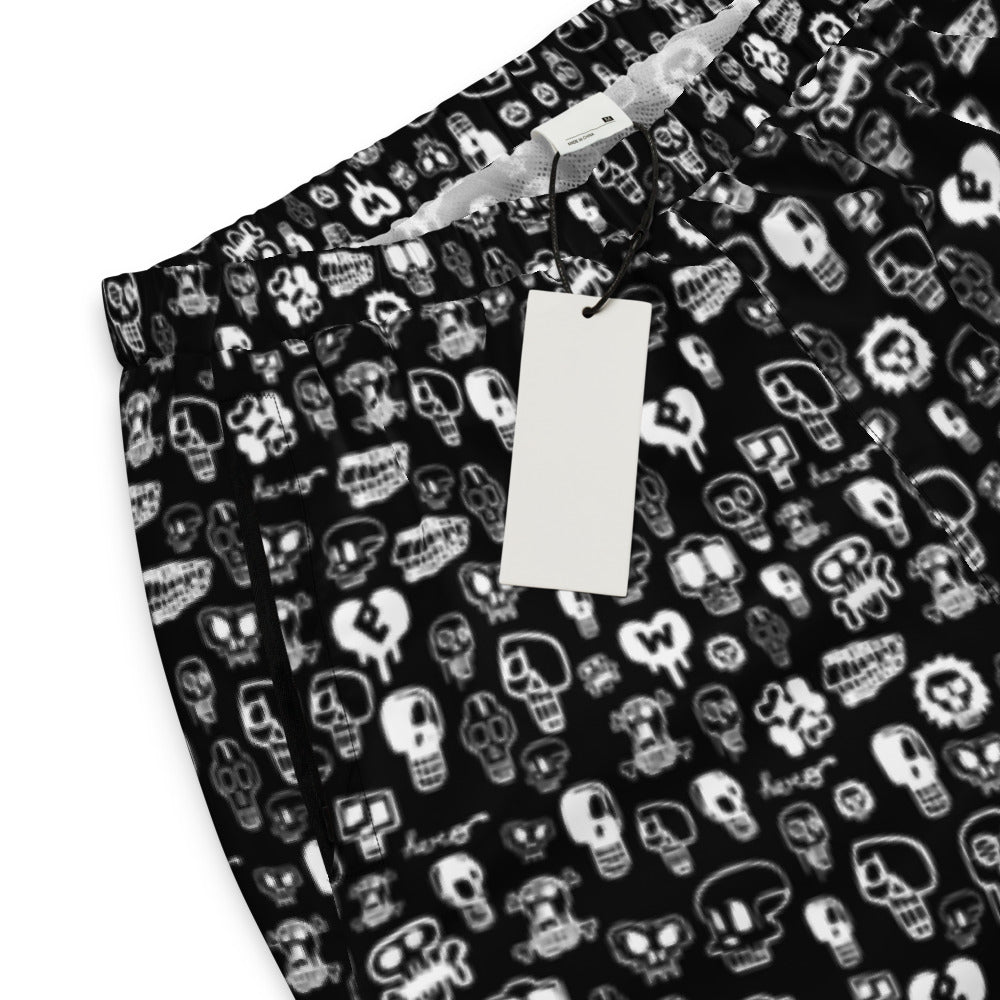 Skull Print Unisex Track Pants by HERO: Stand Out in Style and Comfort - Design Hero