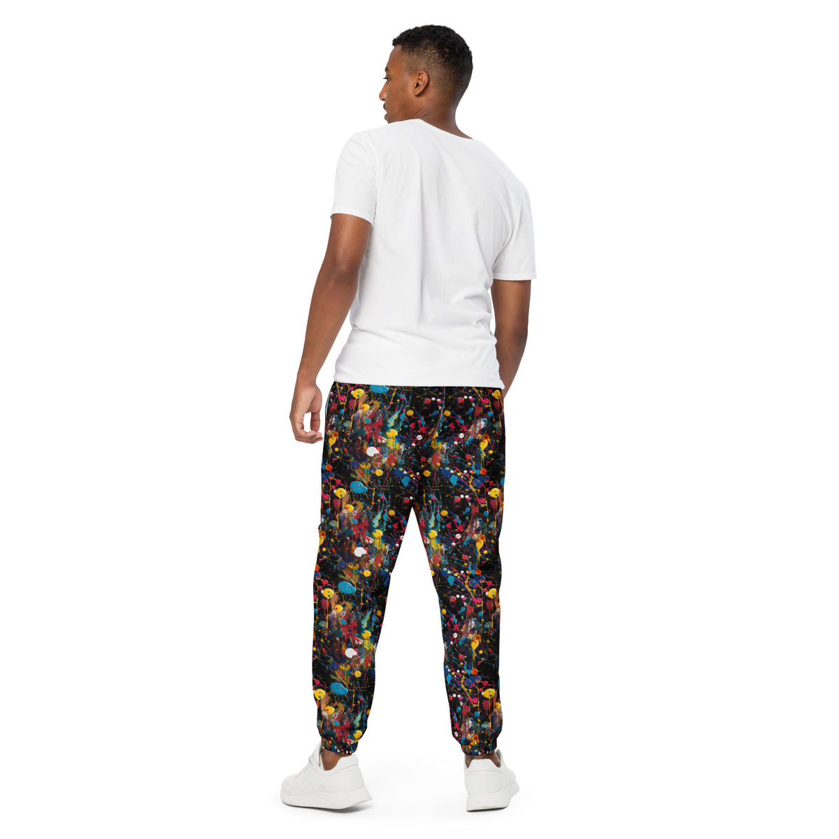HERO Unisex Spray Paint Print Track Pants: Express Your Artistic Style - Design Hero