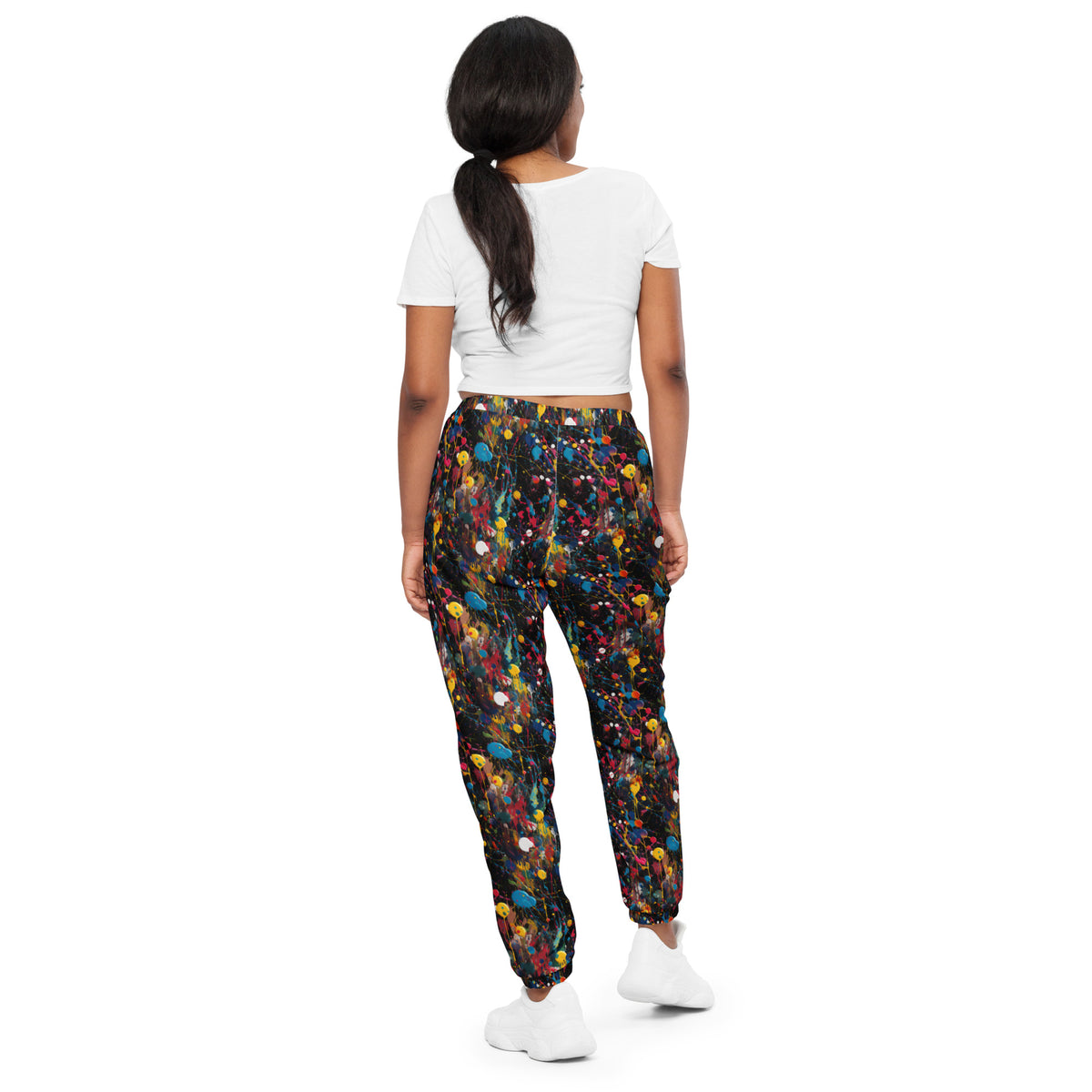 HERO Unisex Spray Paint Print Track Pants: Express Your Artistic Style - Design Hero