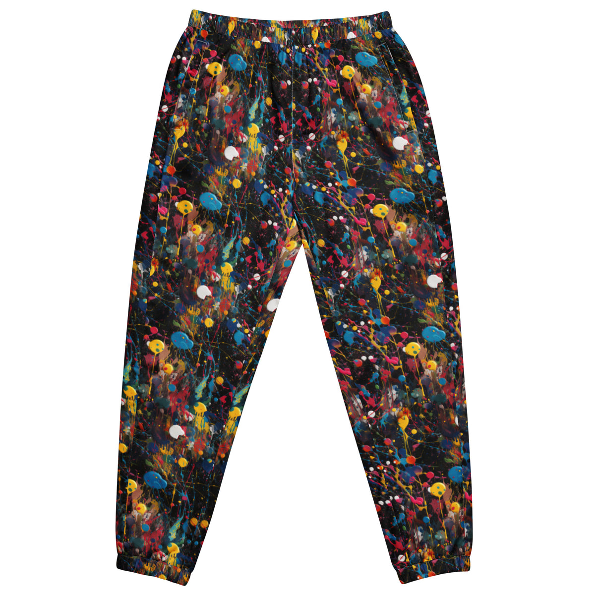 HERO Unisex Spray Paint Print Track Pants: Express Your Artistic Style - Design Hero