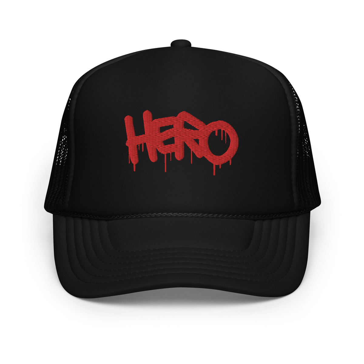 HERO Foam Trucker Hat – Unisex Trucker Hat Adjustable Cap - Design Hero