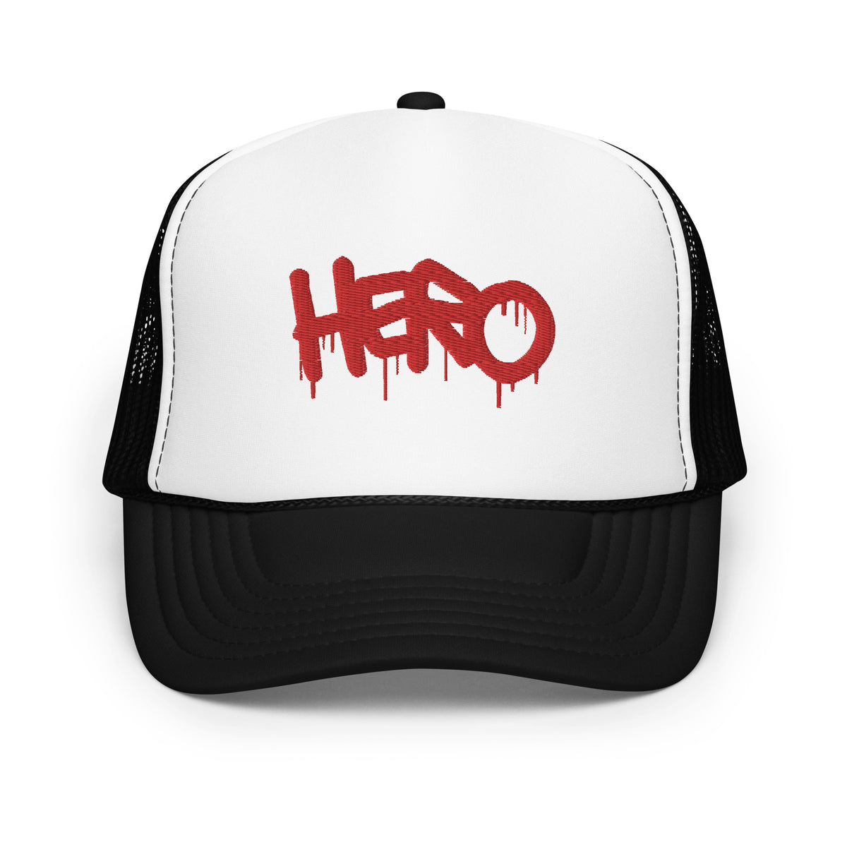 HERO Foam Trucker Hat – Unisex Trucker Hat Adjustable Cap - Design Hero