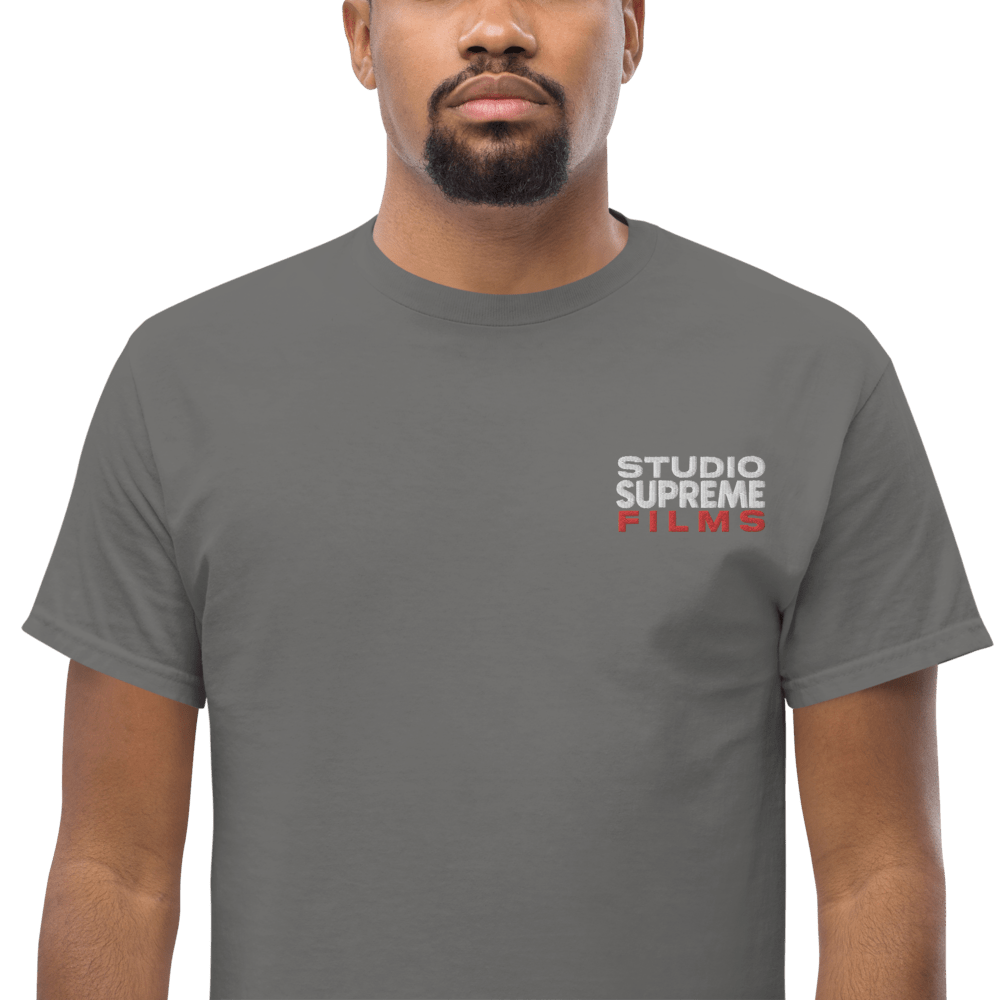 "Studio Supreme Films" Embroidered Unisex Classic Tee - Design Hero