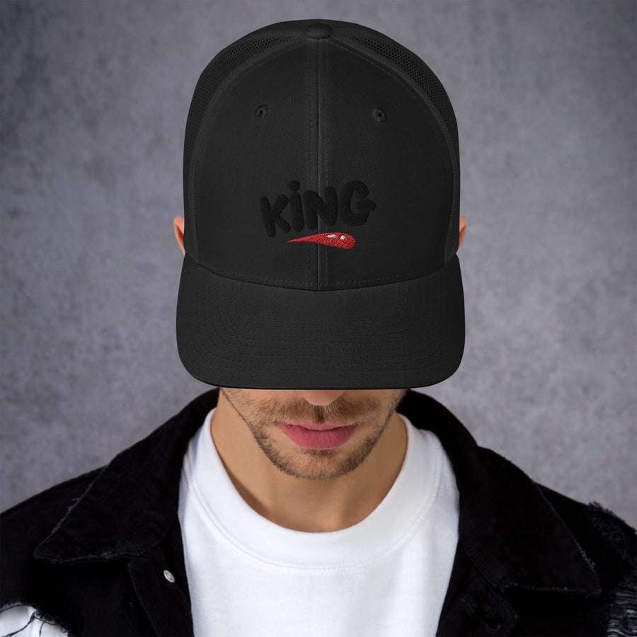 "King" Trucker Cap design by Hero. - Design Hero