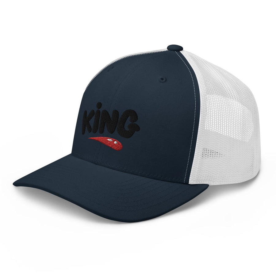 "King" Trucker Cap design by Hero. - Design Hero