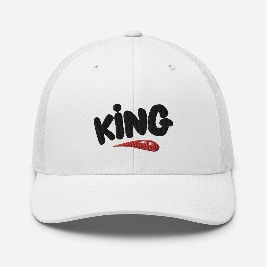 "King" Trucker Cap design by Hero. - Design Hero