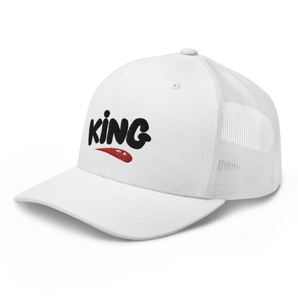 "King" Trucker Cap design by Hero. - Design Hero