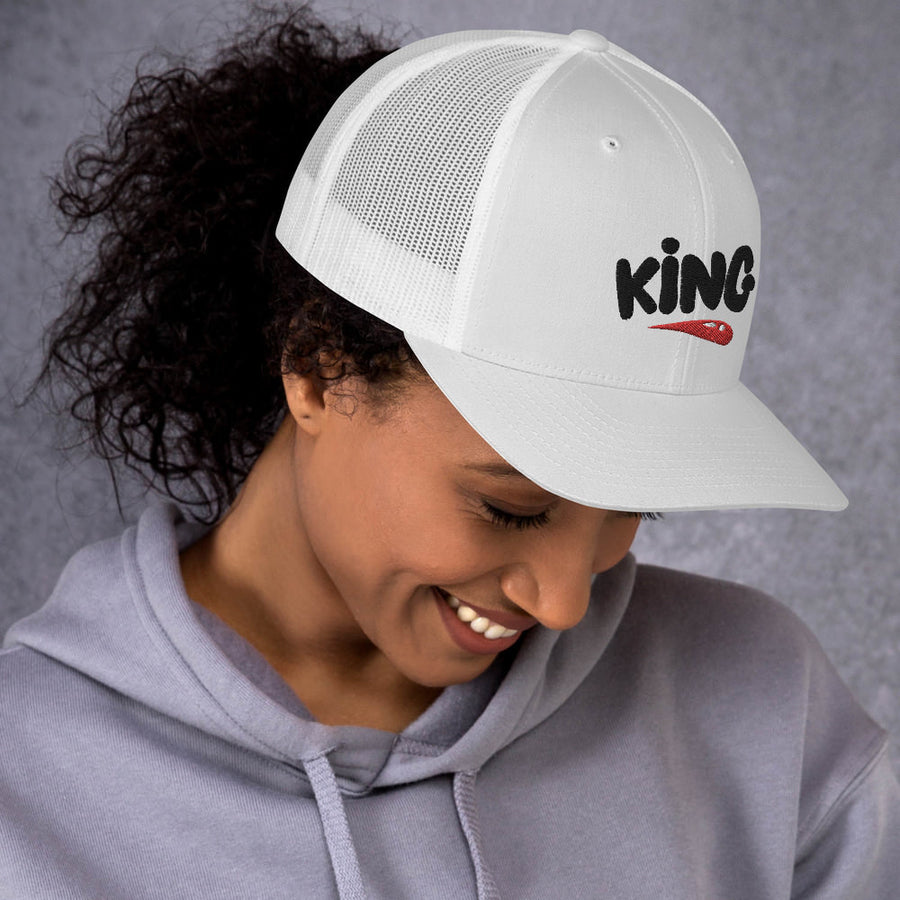 "King" Trucker Cap design by Hero. - Design Hero