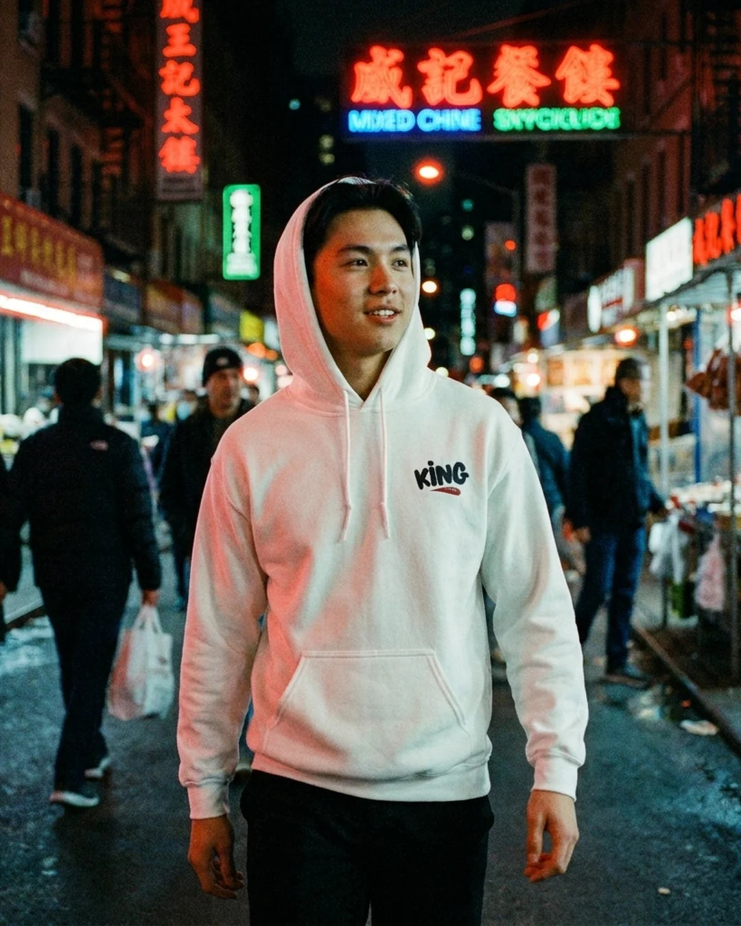 King Hooded Sweatshirt by Design Hero – lifestyle