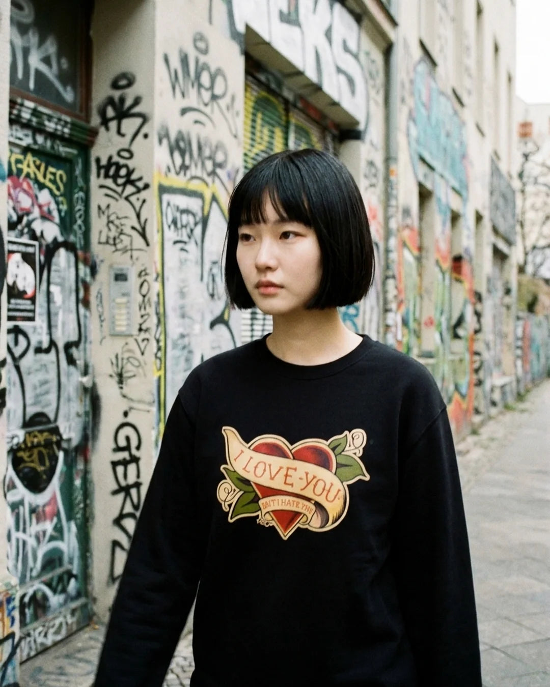 Unisex Premium Sweatshirt by Design Hero – lifestyle