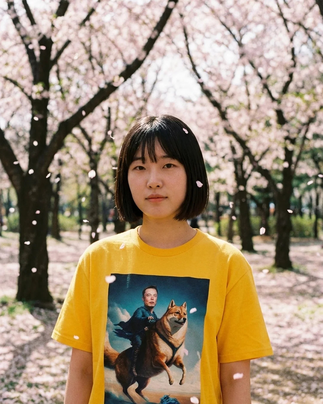 Shiba Elon Tee by Design Hero – lifestyle