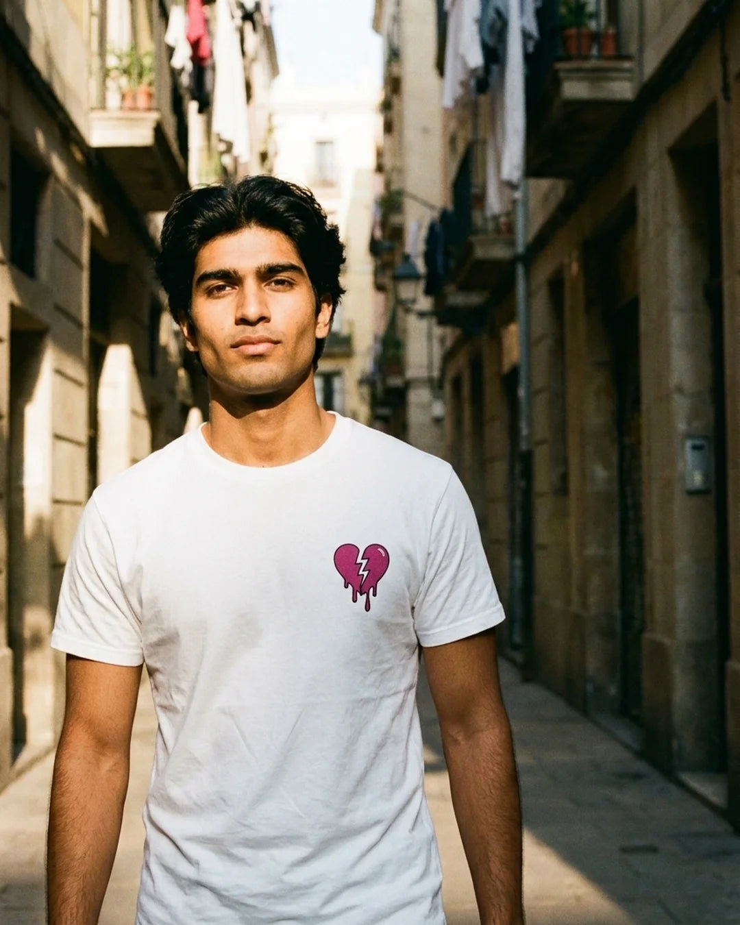 Broken Heart Short Sleeve Unisex T Shirt by Design Hero – lifestyle