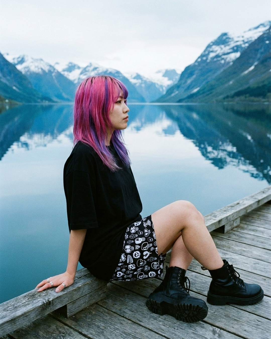HERO Skulls All-Over Print Recycled Athletic Short by Design Hero – lifestyle