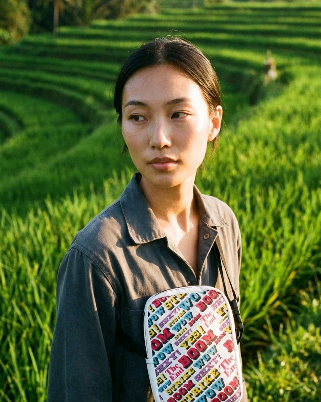 Strike Utility Crossbody Bag – All-Over Print by Design Hero – lifestyle