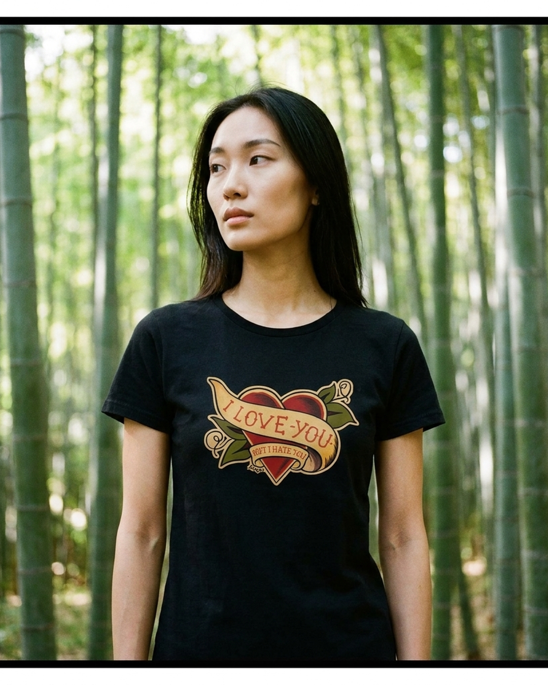 I Love You But I Hate You" Short-Sleeve Unisex T-Shirt by Design Hero – lifestyle