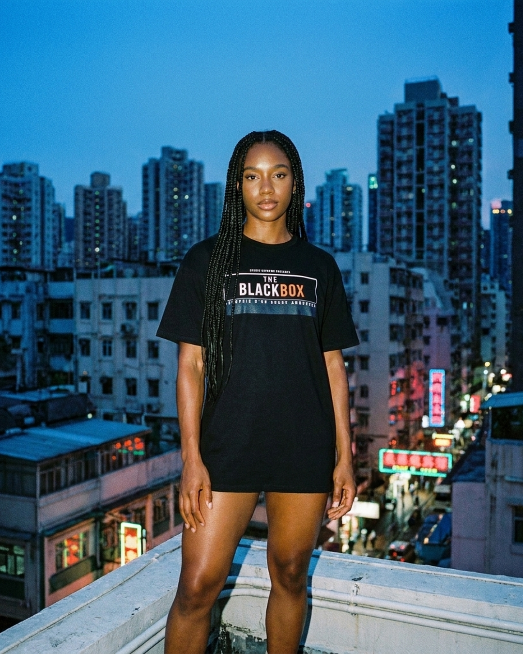 The Black Box" Unisex's classic tee by Design Hero – lifestyle