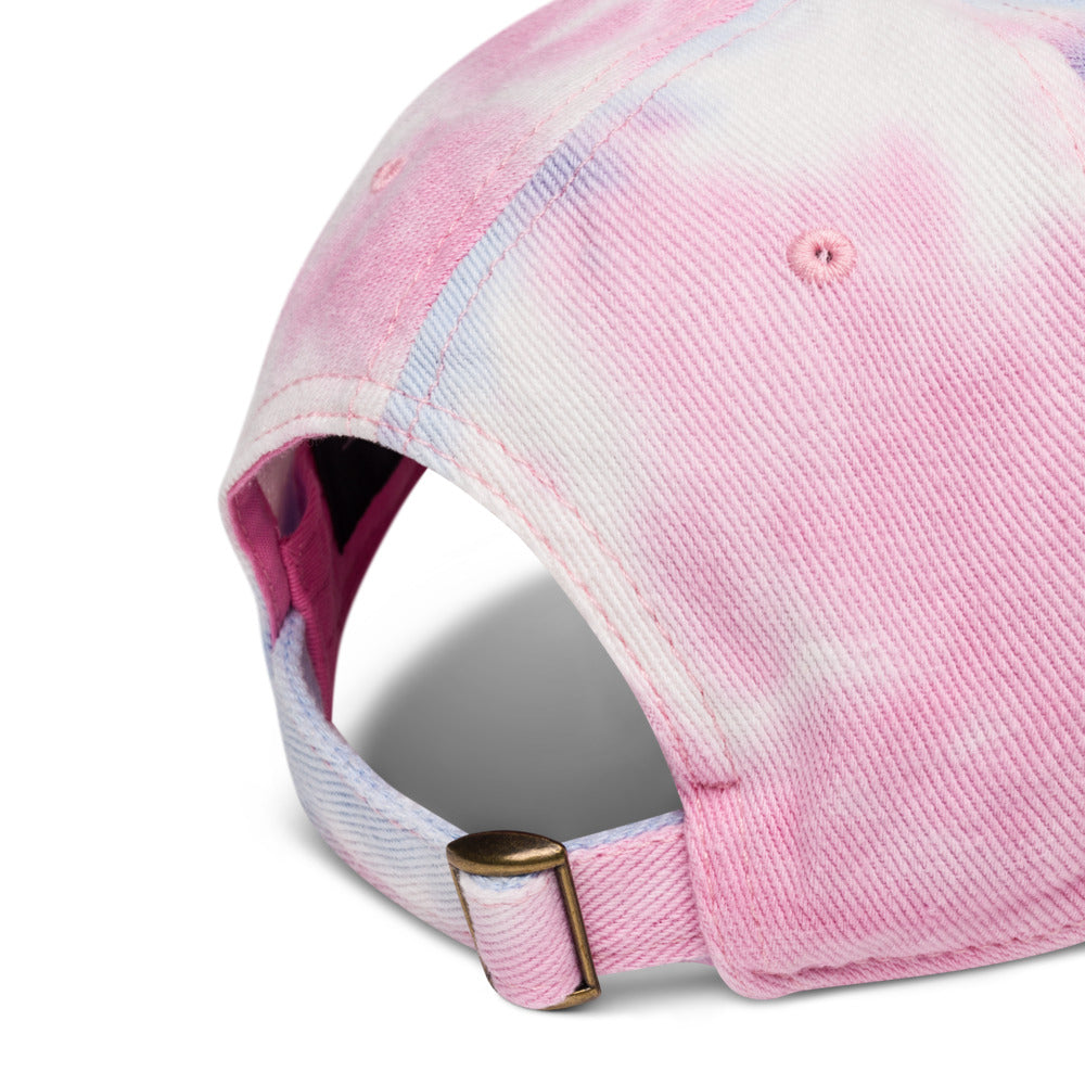 "Hero" Embroidery Tie Dye Hat - Add a Splash of Color to Your Style! - Design Hero
