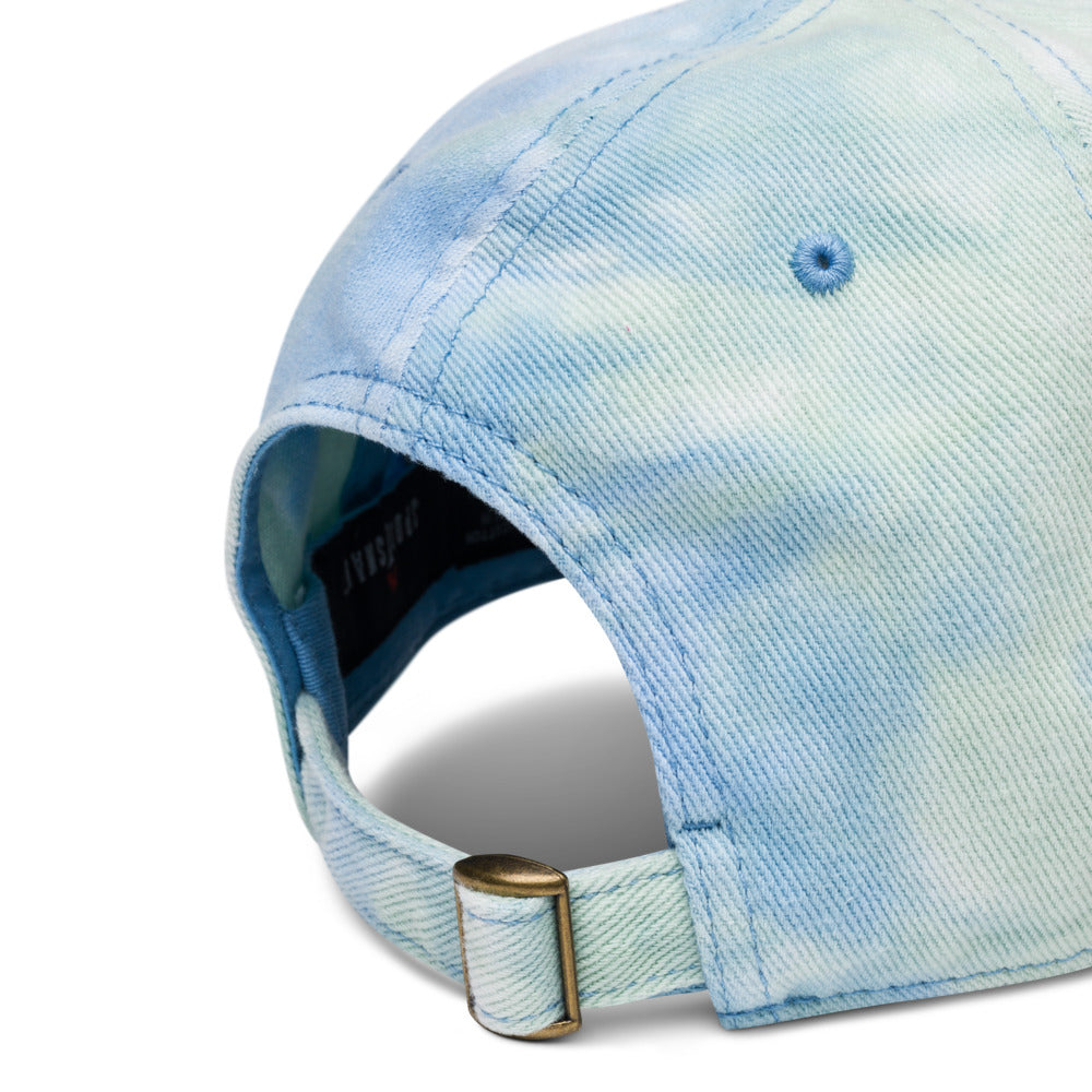 "Hero" Embroidery Tie Dye Hat - Add a Splash of Color to Your Style! - Design Hero