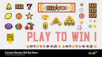 Thumbnail for Casino Vector Kit Design By Hero. - shop.designhero