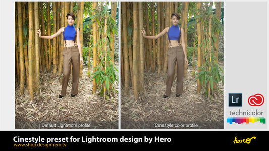 Cinestyle Preset for Lightroom by Hero. - shop.designhero