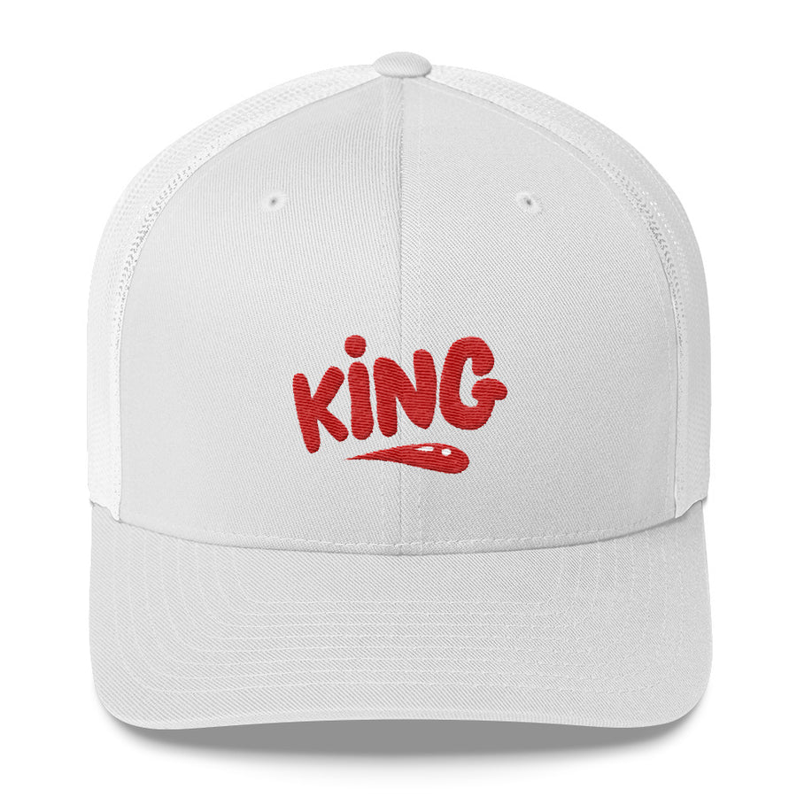 "King" Trucker Cap design by Hero. - shop.designhero