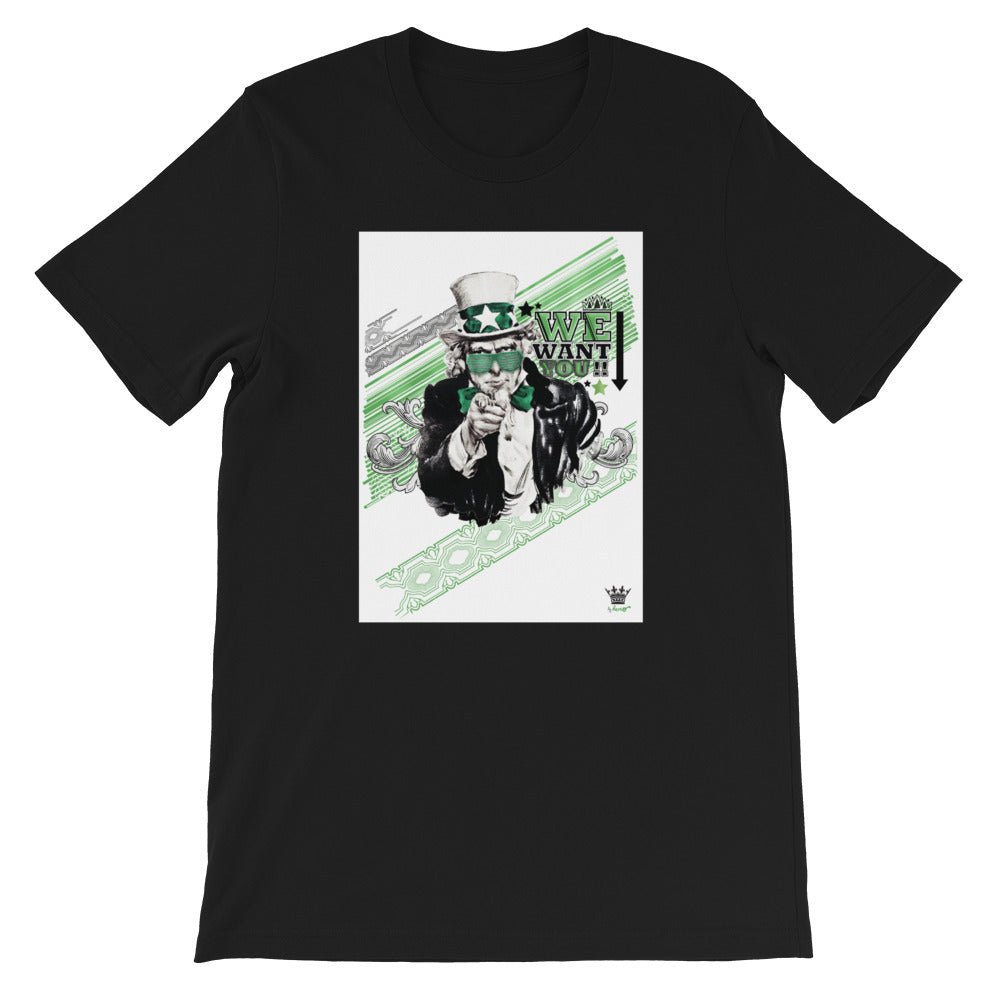 "We want you" Short - Sleeve Unisex T-Shirt - Design Hero