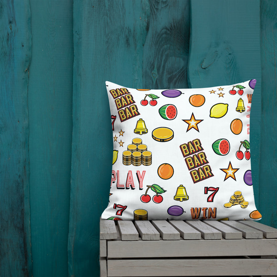 "Casino" Premium Pillow design by Hero - shop.designhero