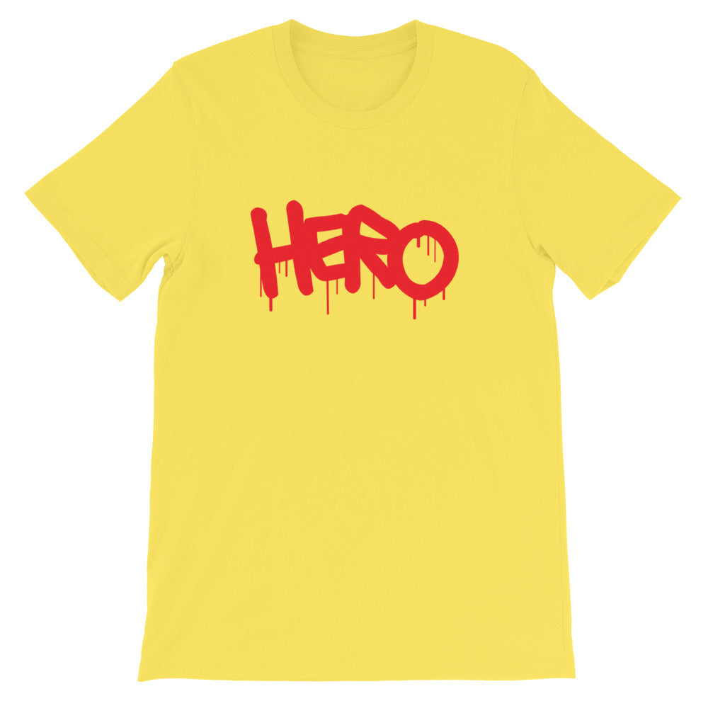 "Hero" Short-Sleeve Unisex T-Shirt design by Hero. - shop.designhero