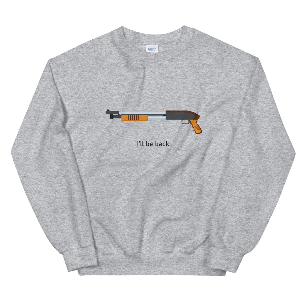 "I'll Be Back" Unisex Emoji Sweatshirt - shop.designhero