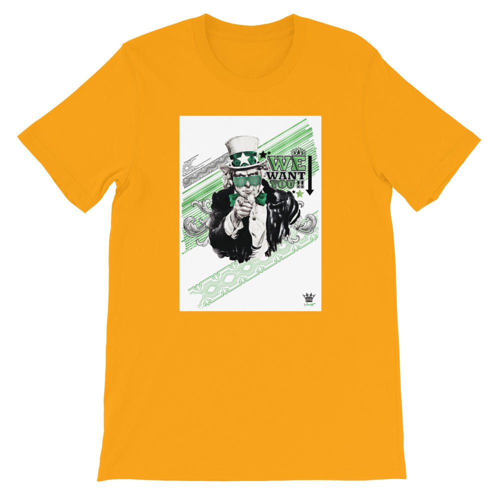 "We want you" Short - Sleeve Unisex T-Shirt - Design Hero