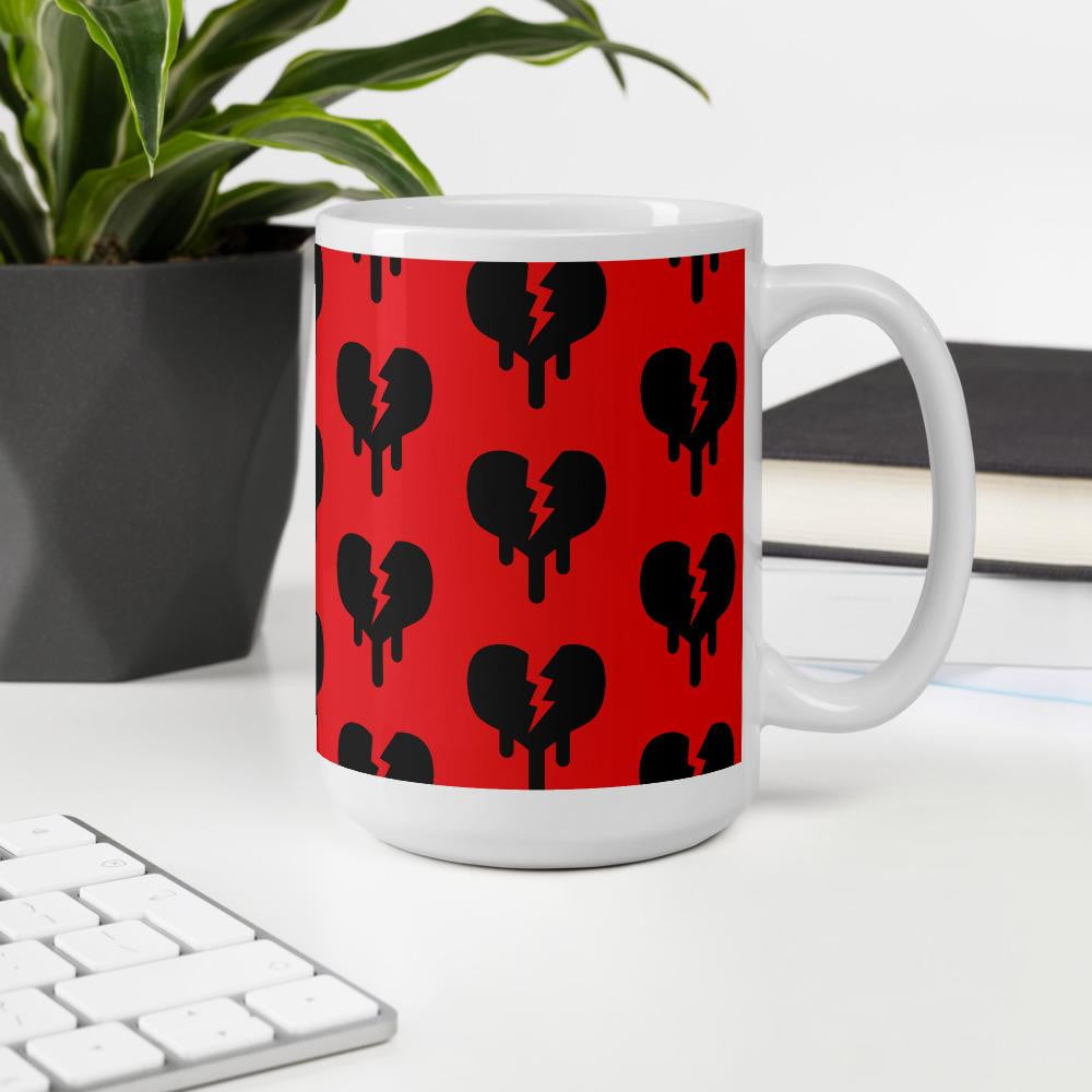 "Broken Heart" Mug design by Hero - shop.designhero