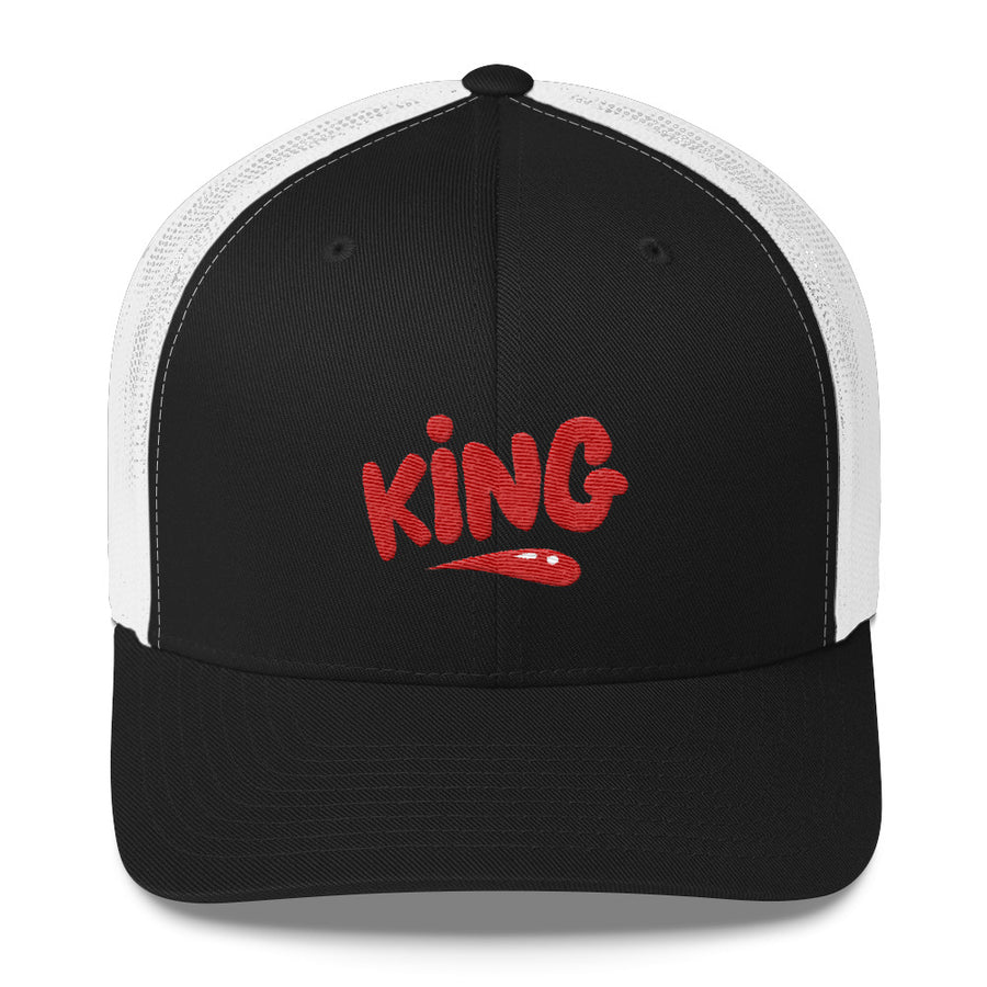 "King" Trucker Cap design by Hero. - shop.designhero