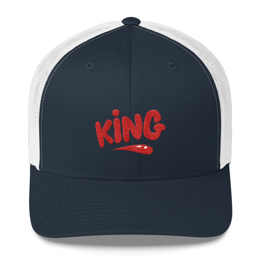 "King" Trucker Cap design by Hero. - shop.designhero