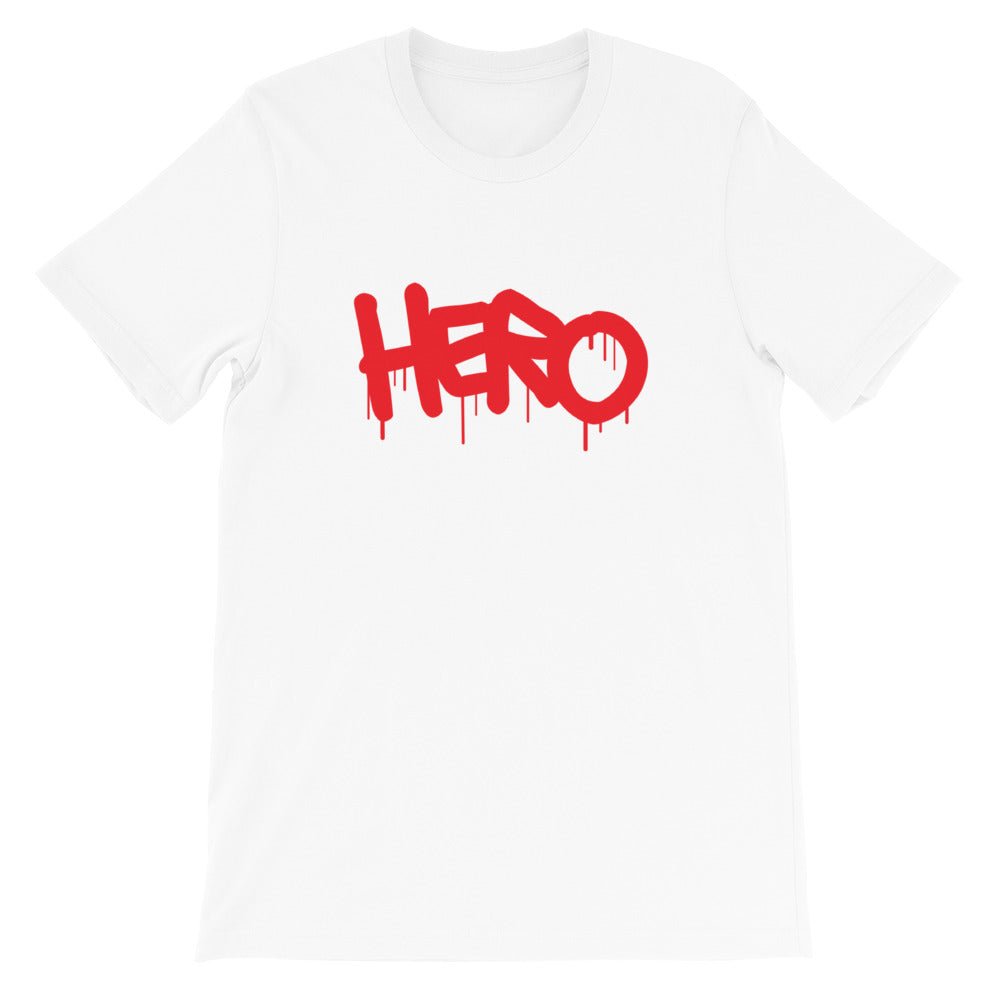"Hero" Short - Sleeve Unisex T-Shirt design by Hero. - Design Hero