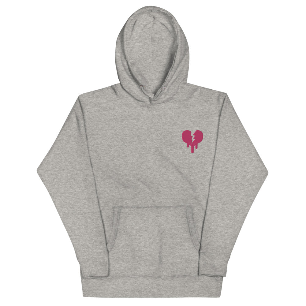 "Broken Heart" Unisex Hoodie design by Hero. - shop.designhero
