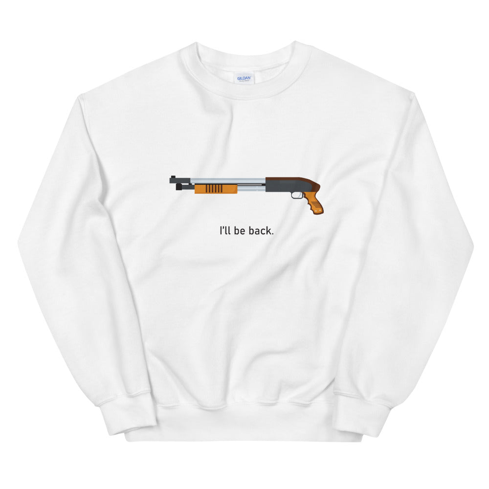 "I'll Be Back" Unisex Emoji Sweatshirt - shop.designhero