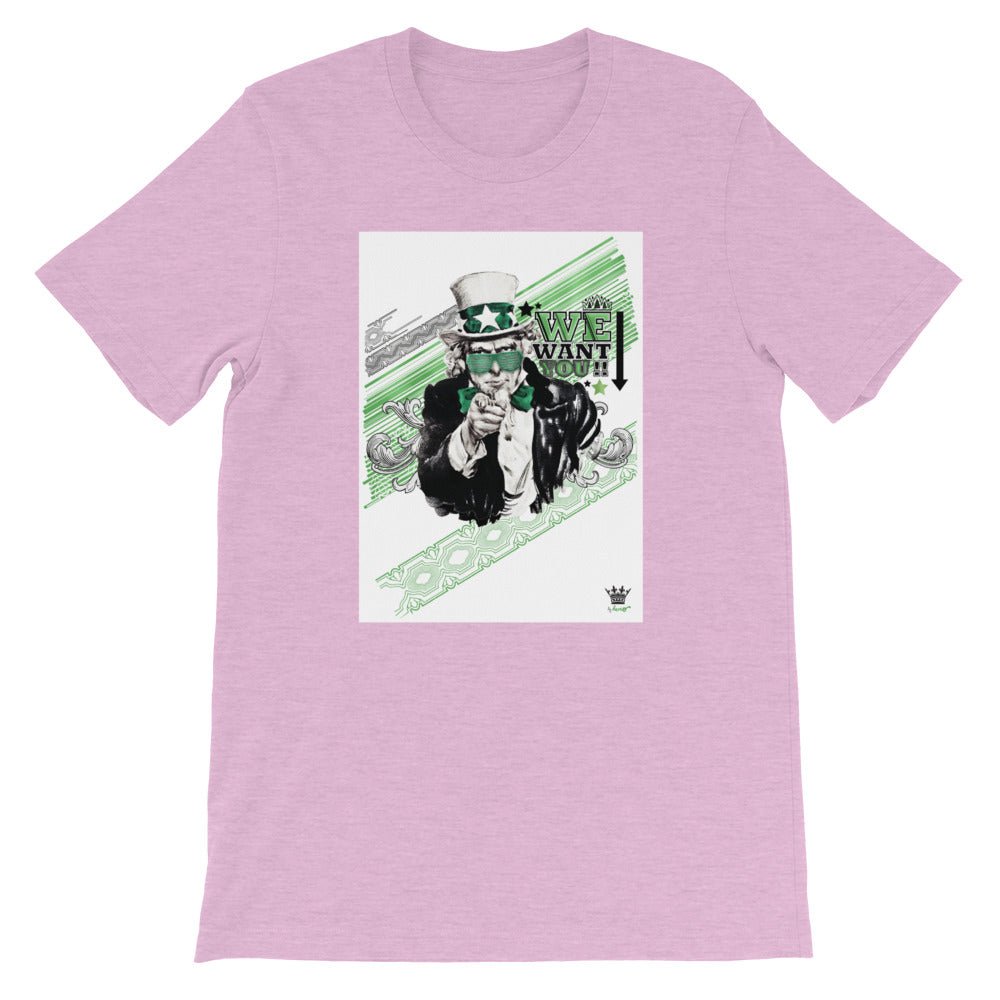 "We want you" Short - Sleeve Unisex T-Shirt - Design Hero